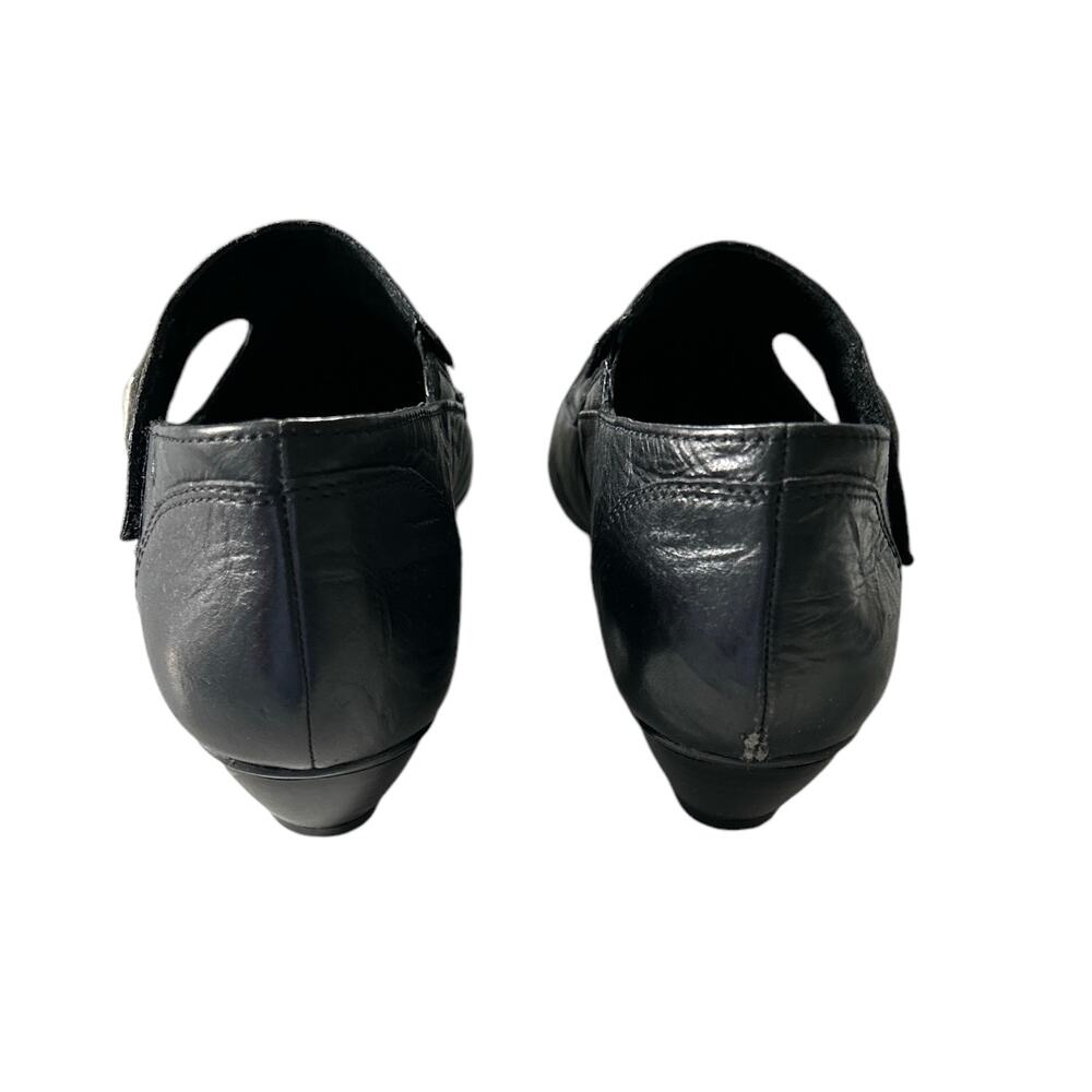 Josef Seibel Size US 7.5/ EU 38 Black Leather Tina Slip On European‎ Pump Bootie - Picture 4 of 8